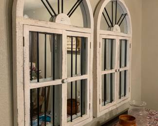 Decorative mirror wall hangings