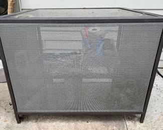 Outdoor Bar Counter with hidden shelves