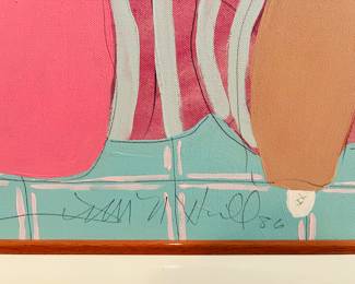 Signed by artist Jim Hill painting