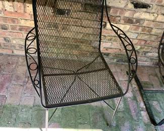 #138	Wrought Iron Metal Single Chair (as is)	 $20.00 
