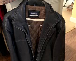 #58	Jos. A Banks Black Man's Coat Size M	 $45.00 
