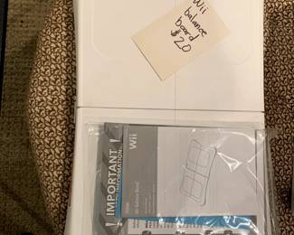 #189	Wii Balance board 	 $20.00 
