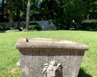 #135	Square Concrete Pot w/lions Head on 4 Sides - 20"Sq x 17" Tall - You Move	 $75.00 
#136	Square Concrete Pot w/lions Head on 4 Sides - 20"Sq x 17" Tall - You Move	 $75.00 

