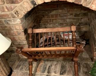 #86	Wooden magazine Rack - 20x16x18	 $30.00 
