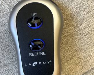 #8	Lazy-Boy Lift Chair w/remote Continuous seat - Gray	 $300.00 
