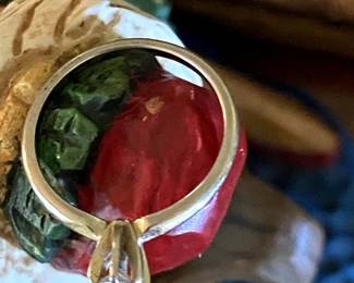 #216	1/4 caret diamond white gold Ring size 5 	 $300.00 			
