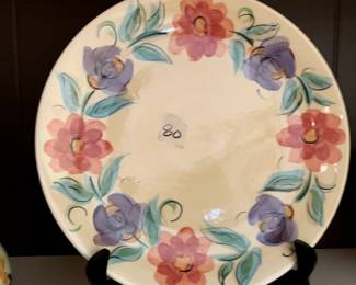 #83	Gail Pitman Hand-Painted Plate - 11 " Round	 $20.00 

