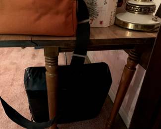 #163	Wood Base/Laminate Top double Drop-side Table - 60x20-60x30	 $20.00 
