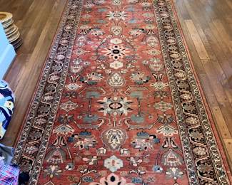 #16	Hand-Knotted Vegetable Dyed Rug - 49"Across x 15'	 $275.00 
