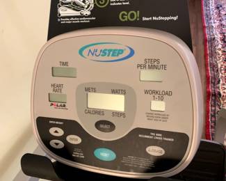 #18	NU Step Bicycle T4 Recumbent Cross Trainer Elliptical Rehabilitation Machine	 $750.00 
