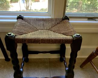 #11	Stool w/Rope type /top - 14x12x17	 $25.00 
