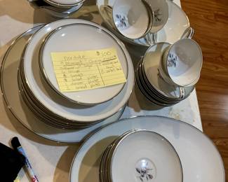 #101	Noritake "margot" China - Incomplete (missing dinner plates)	 $100.00 
