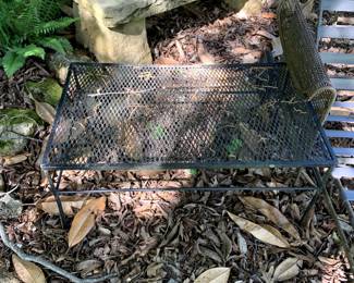 #143	Metal Table - 30x18x14	 $20.00 
