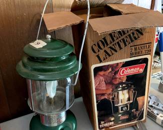 #126	2 Mantle Coleman Lantern w/box 8-82	 $30.00 
