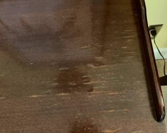 #29	Wood Councill Table w/2 Doors & 1 Drawers (as is finish) - 22x16x28	 $65.00 
