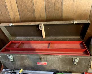 #122	Dayton Tool Box w/Tray - 30x9x10	 $20.00 
