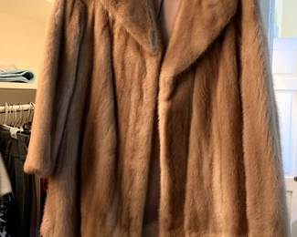 #48	Dark Mink Jacket - Size 12	 $75.00 
