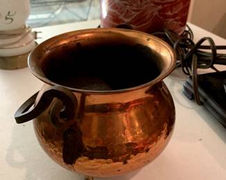 #78	Copper Pot - w/handle  6x6	 $20.00 
