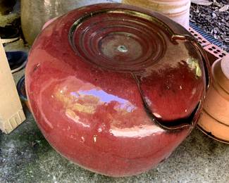 #130	Red Clay Fountain Pot - 19" Tall	 $75.00 
