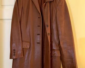 #56	Ellen Tracey Brown Leather Jacket	 $40.00 
