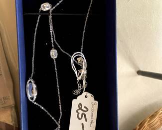 #214	Swarovski necklace chain 	 $25.00 			
