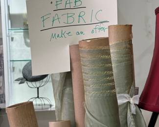 Artist printed fabric