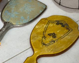 Darling vintage hand mirrors