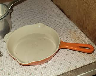 Cousances small enameled cast iron pan