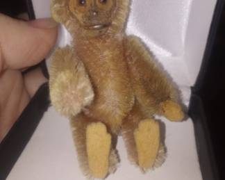 Perfume bottle 125.00 rare. Cast iron face,glass eyes