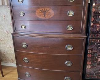 This is a closer look at the dresser seen in the other photo with the full-bed.