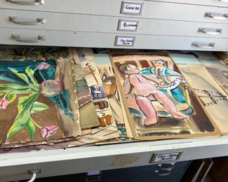 orignial paintings, unframed.