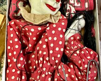 Clippo the Clown Puppet Circa 1937