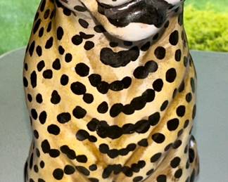 Ceramic Leopard Figure