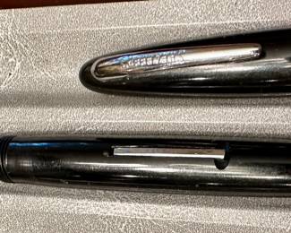 We have a significant collection of Parker, Shaeffer and Cross Pens including Fountain Pens, Ballpoints, Mechanical Pencils and Rollerballs.  From the 1920's to 1970's and more contemporary.  Look for the Pens at Jewelry Counter in the Family Room