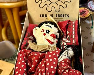 Clippo the Clown Puppet Circa 1937