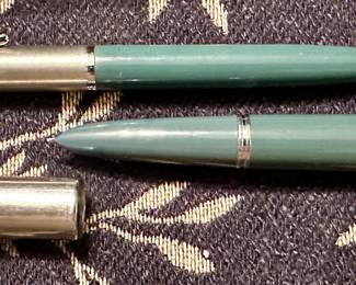 We have a significant collection of Parker, Shaeffer and Cross Pens including Fountain Pens, Ballpoints, Mechanical Pencils and Rollerballs.  From the 1920's to 1970's and more contemporary.  Look for the Pens at Jewelry Counter in the Family Room