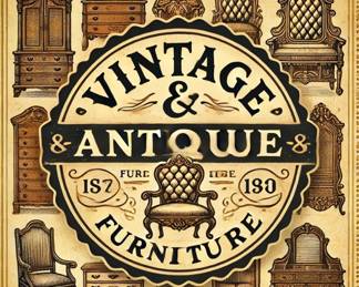 Vintage and Antique Furniture Label