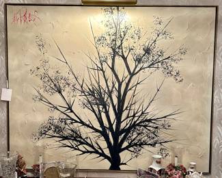 "Tree" by Lee Reynolds. Mid-Century Artist