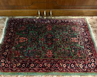 Persian Rug under the Piano Bench