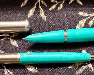 We have a significant collection of Parker, Shaeffer and Cross Pens including Fountain Pens, Ballpoints, Mechanical Pencils and Rollerballs.  From the 1920's to 1970's and more contemporary.  Look for the Pens at Jewelry Counter in the Family Room