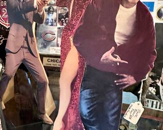Miniature Stand Ups of Clint Eastwood as Dirty Harry, Marilyn Monroe and James Dean