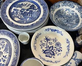 Washington Old Willow Blue Willow Dishes