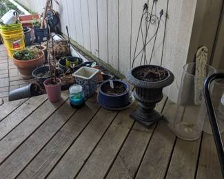 Pots and plants 