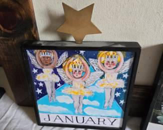 Nancy Thomas January & April month plaques