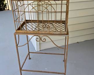 Iron bird cage
