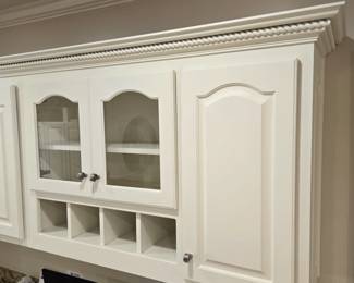 Desk area set of cabinets