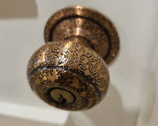 Vintage copper & brass door handles available