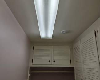 Multiple Fluorescent light fixtures in Closets & basement