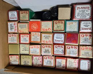 Player Piano QRS, Play-Rite, Melodee & Aeolian word rolls