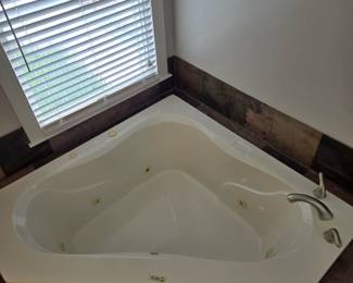 Jacuzzi with fixtures 